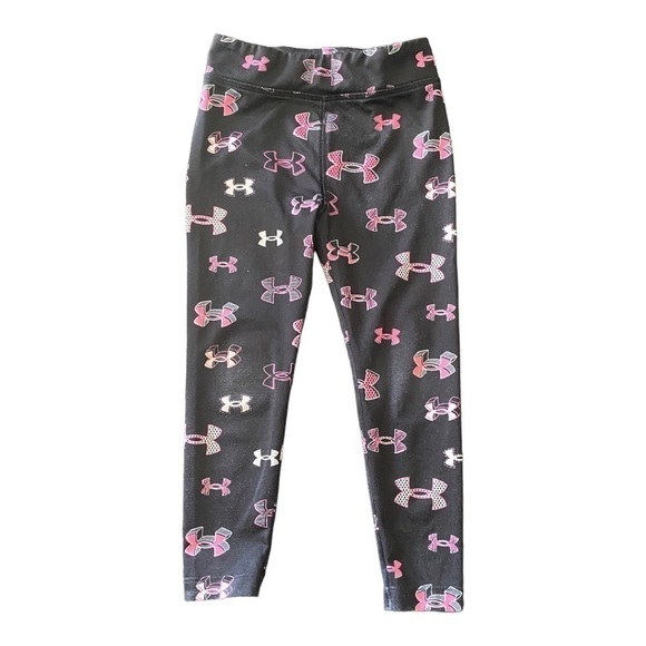 GIRLS-ACTIVE LEGGINGS-ADIDAS-UNDER ARMOUR-NIKE-SIZE 4 - Picture 9 of 11